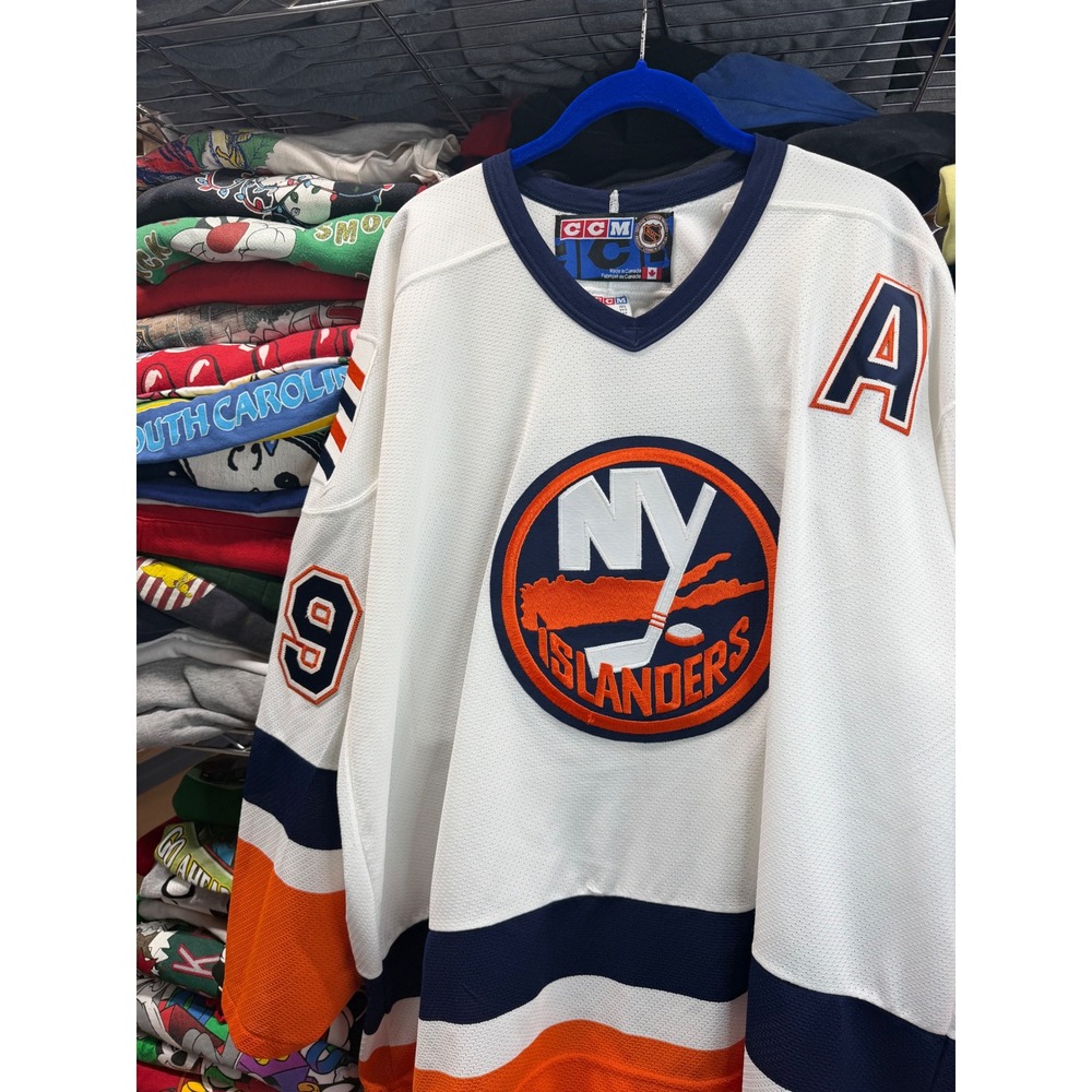Vintage CCM New York Islanders Alexei Yashin 79 Hockey Jersey Mens XXL White NHL